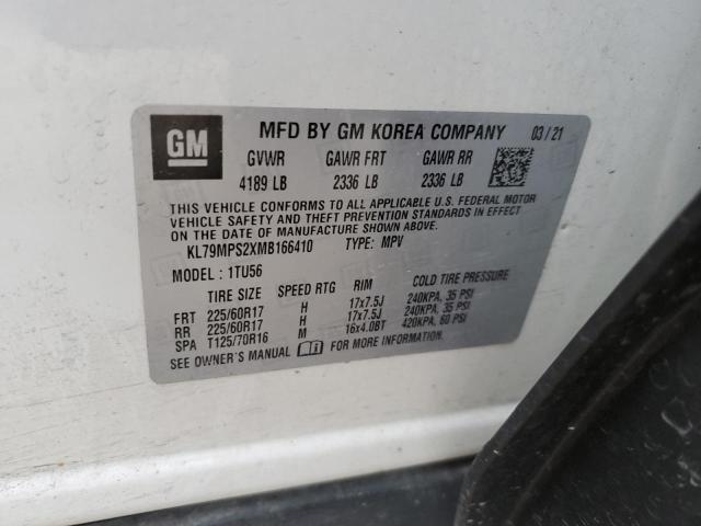 Photo 12 VIN: KL79MPS2XMB166410 - CHEVROLET TRAILBLAZE 