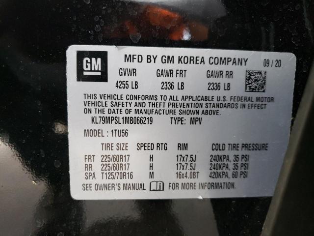 Photo 12 VIN: KL79MPSL1MB066219 - CHEVROLET TRAILBLZR 