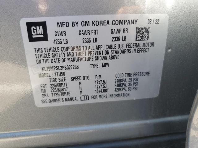 Photo 13 VIN: KL79MPSL2PB027286 - CHEVROLET TRAILBLZR 