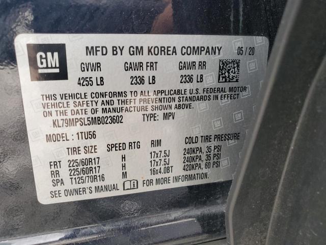 Photo 12 VIN: KL79MPSL5MB023602 - CHEVROLET TRAILBLAZE 