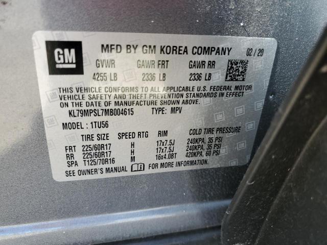 Photo 13 VIN: KL79MPSL7MB004615 - CHEVROLET TRAILBLAZE 