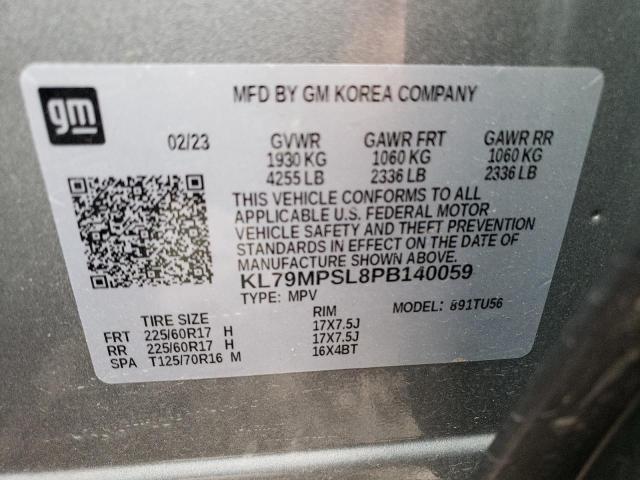 Photo 11 VIN: KL79MPSL8PB140059 - CHEVROLET TRAILBLZR 