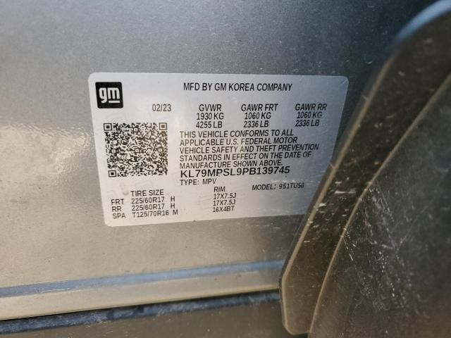 Photo 11 VIN: KL79MPSL9PB139745 - CHEVROLET TRAILBLAZE 