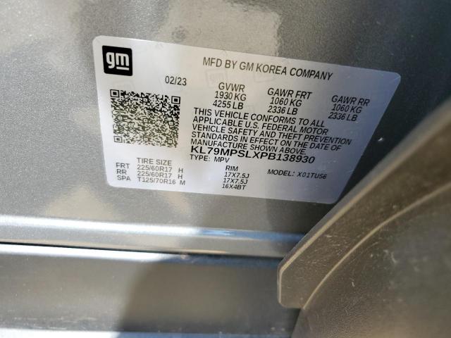 Photo 12 VIN: KL79MPSLXPB138930 - CHEVROLET TRAILBLAZE 