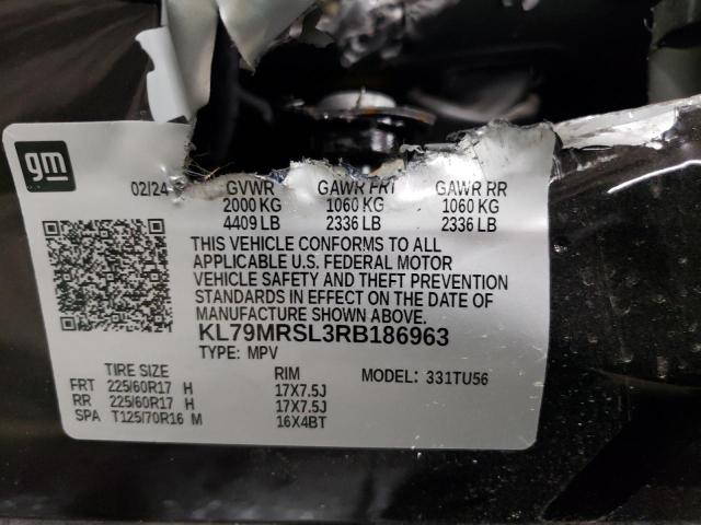 Photo 12 VIN: KL79MRSL3RB186963 - CHEVROLET TRAILBLAZE 