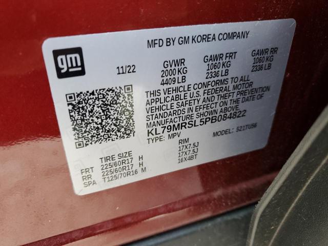 Photo 13 VIN: KL79MRSL5PB084822 - CHEVROLET TRAILBLAZE 