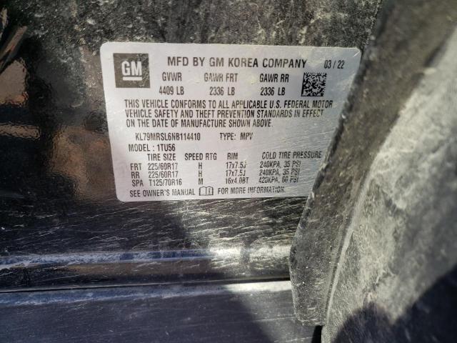 Photo 12 VIN: KL79MRSL6NB114410 - CHEVROLET TRAILBLZR 