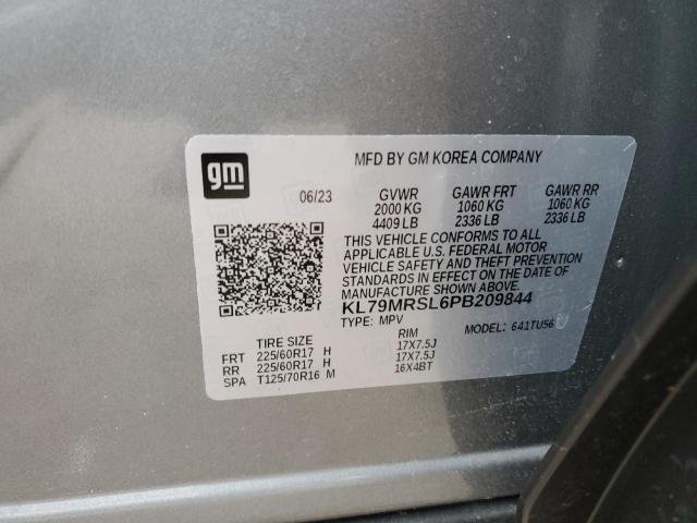 Photo 12 VIN: KL79MRSL6PB209844 - CHEVROLET TRAILBLZR 