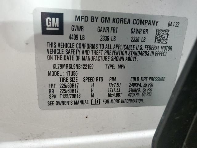 Photo 12 VIN: KL79MRSL9NB122159 - CHEVROLET TRAILBLAZE 