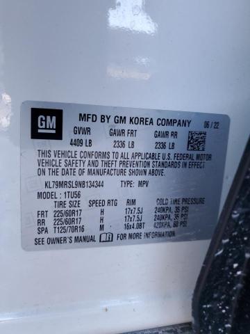 Photo 11 VIN: KL79MRSL9NB134344 - CHEVROLET TRAILBLZR 