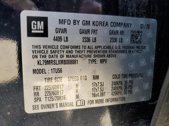 Photo 11 VIN: KL79MRSLXMB008881 - CHEVROLET TRAILBLZR 