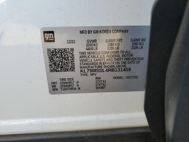 Photo 12 VIN: KL79MSSL4RB131459 - CHEVROLET TRAILBLAZE 