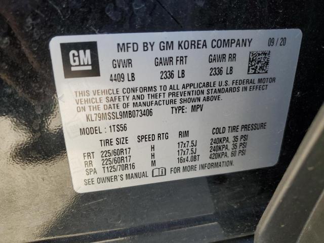 Photo 12 VIN: KL79MSSL9MB073406 - CHEVROLET TRAILBLZR 