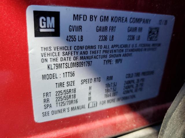 Photo 12 VIN: KL79MTSL0MB091797 - CHEVROLET TRAILBLZR 