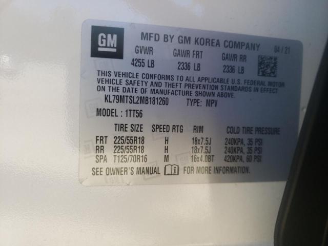 Photo 12 VIN: KL79MTSL2MB181260 - CHEVROLET TRAILBLAZE 