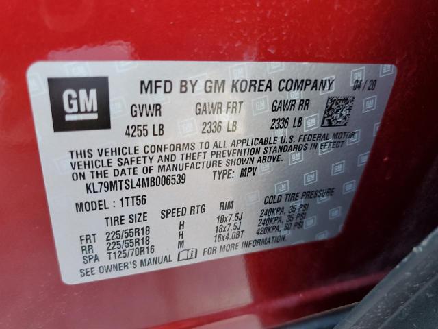 Photo 12 VIN: KL79MTSL4MB006539 - CHEVROLET TRAILBLAZE 