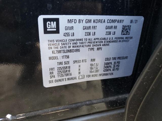 Photo 12 VIN: KL79MTSL8NB024995 - CHEVROLET TRAILBLAZE 