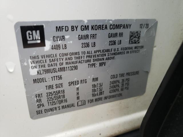 Photo 12 VIN: KL79MUSL4MB113290 - CHEVROLET TRAILBLZR 