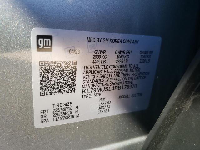 Photo 11 VIN: KL79MUSL4PB178970 - CHEVROLET TRAILBLZR 