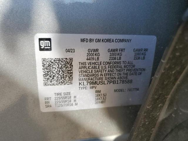 Photo 12 VIN: KL79MUSL7PB178588 - CHEVROLET TRAILBLAZE 