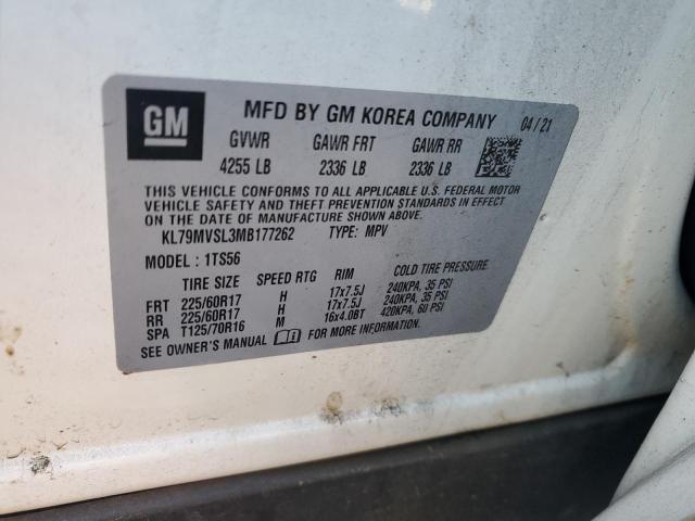 Photo 13 VIN: KL79MVSL3MB177262 - CHEVROLET TRAILBLAZE 