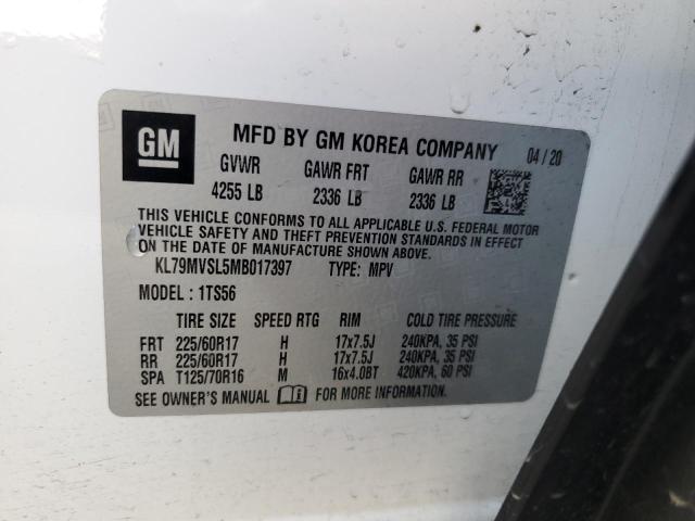 Photo 12 VIN: KL79MVSL5MB017397 - CHEVROLET TRAILBLZR 