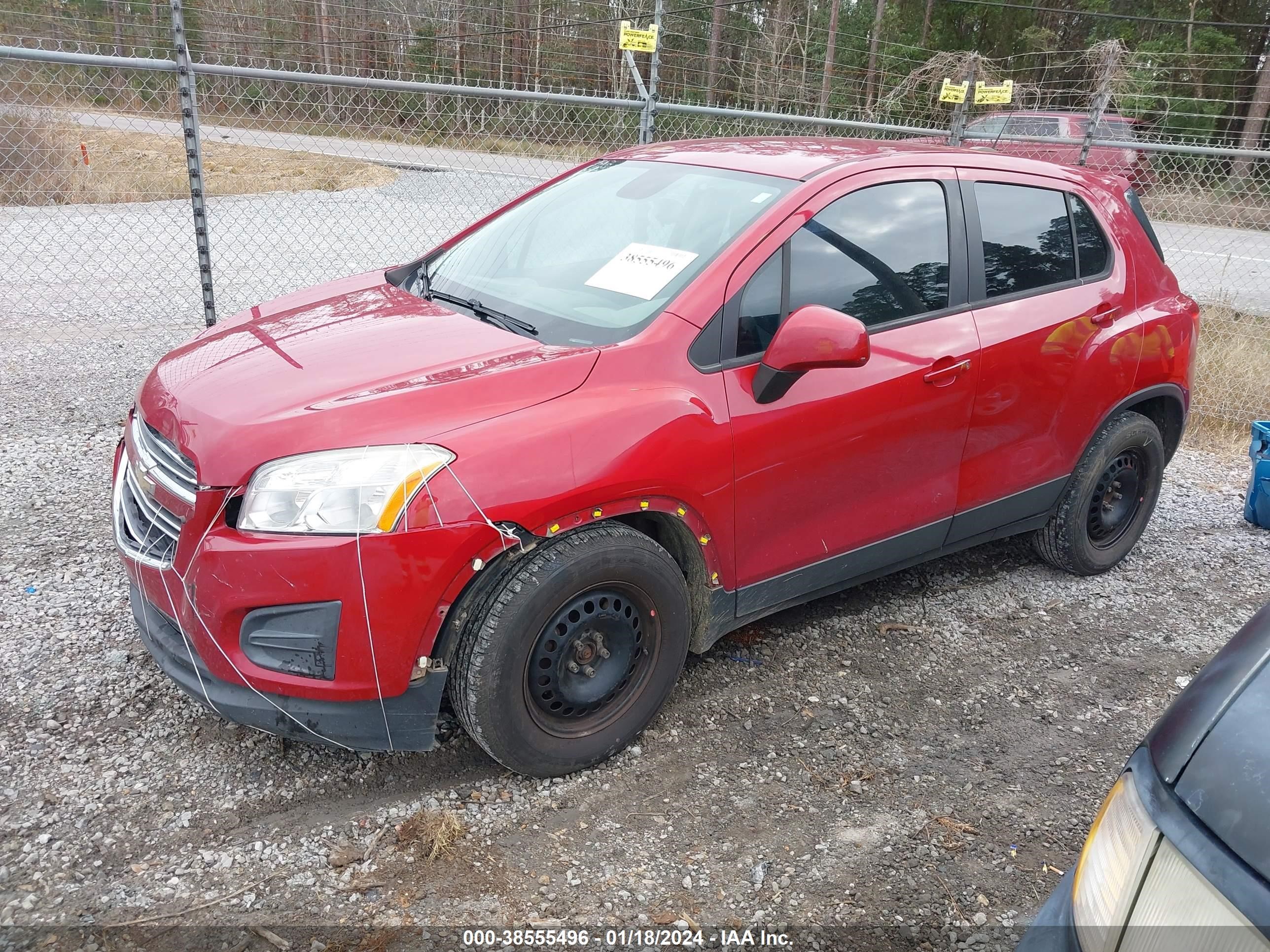 Photo 1 VIN: KL7CJKSB9FB162112 - CHEVROLET TRAX 