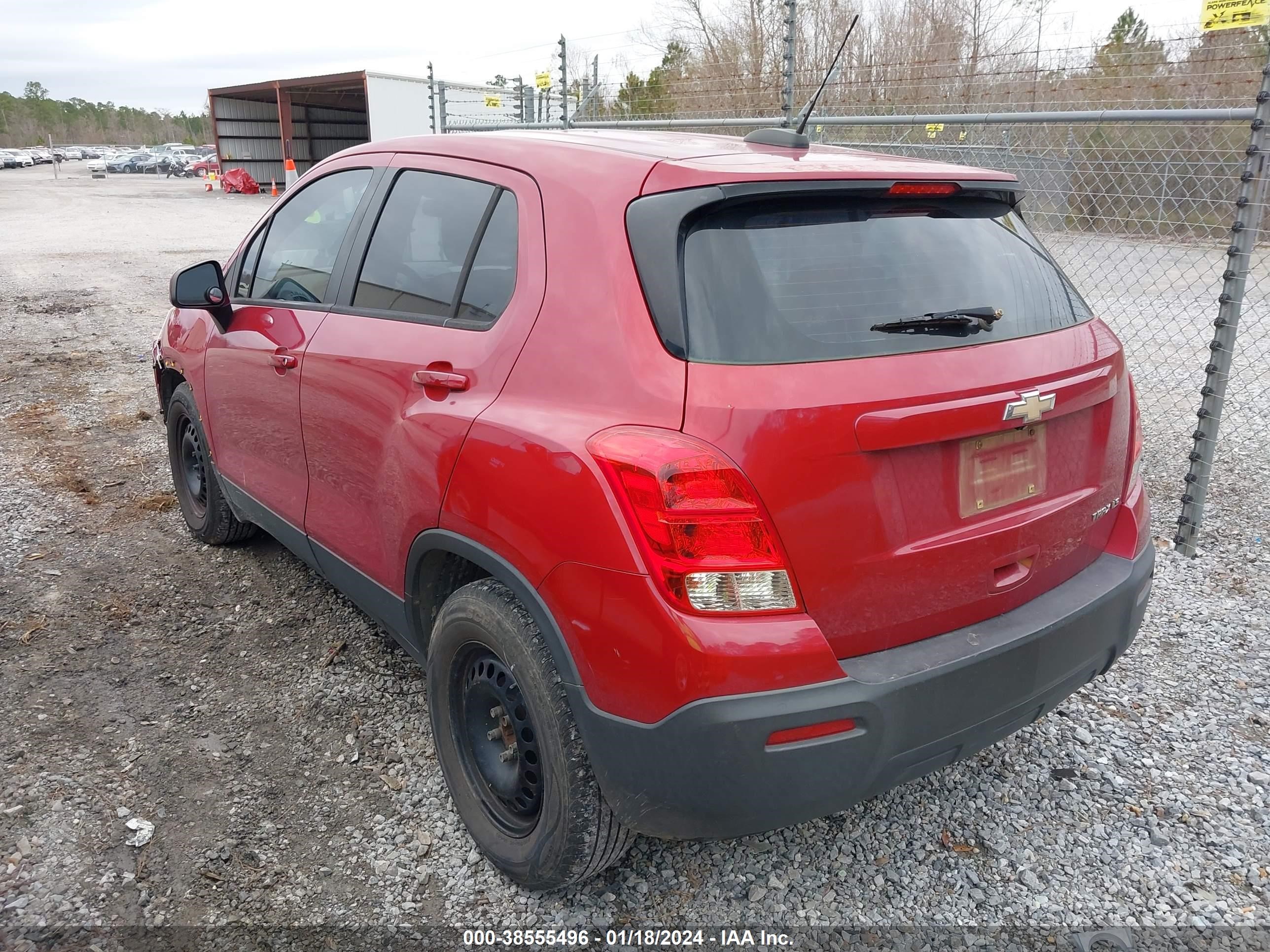 Photo 2 VIN: KL7CJKSB9FB162112 - CHEVROLET TRAX 