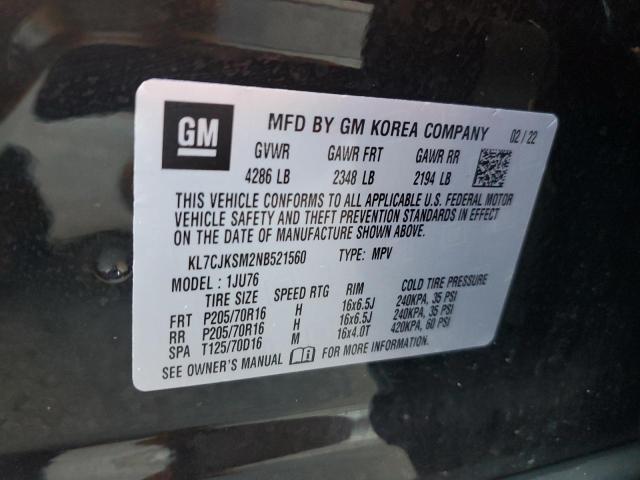 Photo 13 VIN: KL7CJKSM2NB521560 - CHEVROLET TRAX LS 