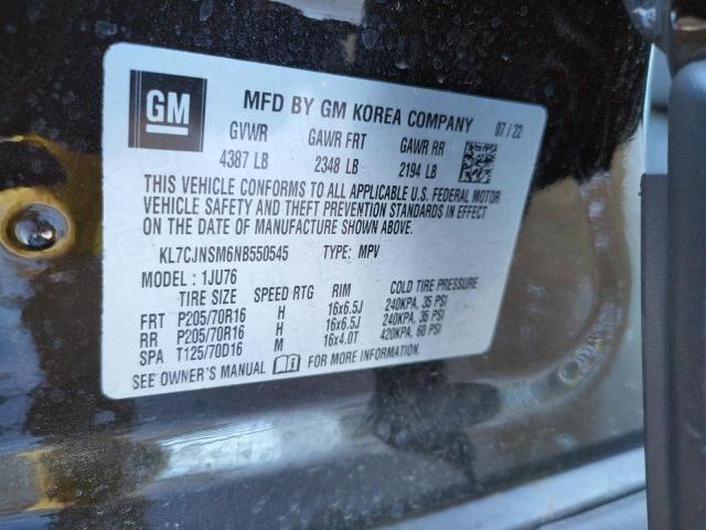 Photo 11 VIN: KL7CJNSM6NB550545 - CHEVROLET TRAX LS 