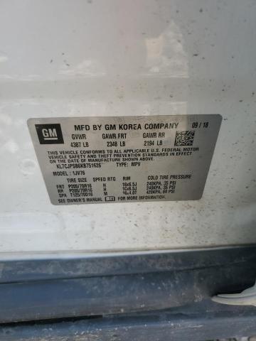 Photo 13 VIN: KL7CJPSB6KB751626 - CHEVROLET TRAX 1LT 