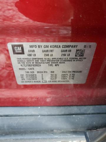 Photo 12 VIN: KL7CJTSB2FB208224 - CHEVROLET TRAX LTZ 