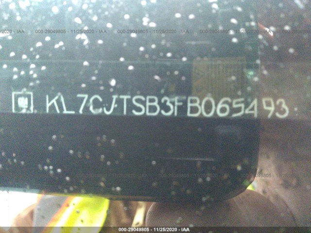 Photo 8 VIN: KL7CJTSB3FB065493 - CHEVROLET TRAX 