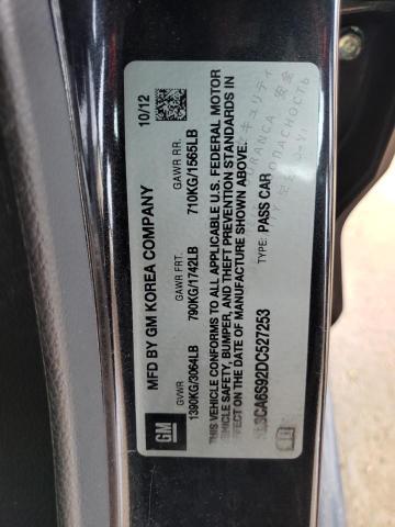 Photo 11 VIN: KL8CA6S92DC527253 - CHEVROLET SPARK LS 