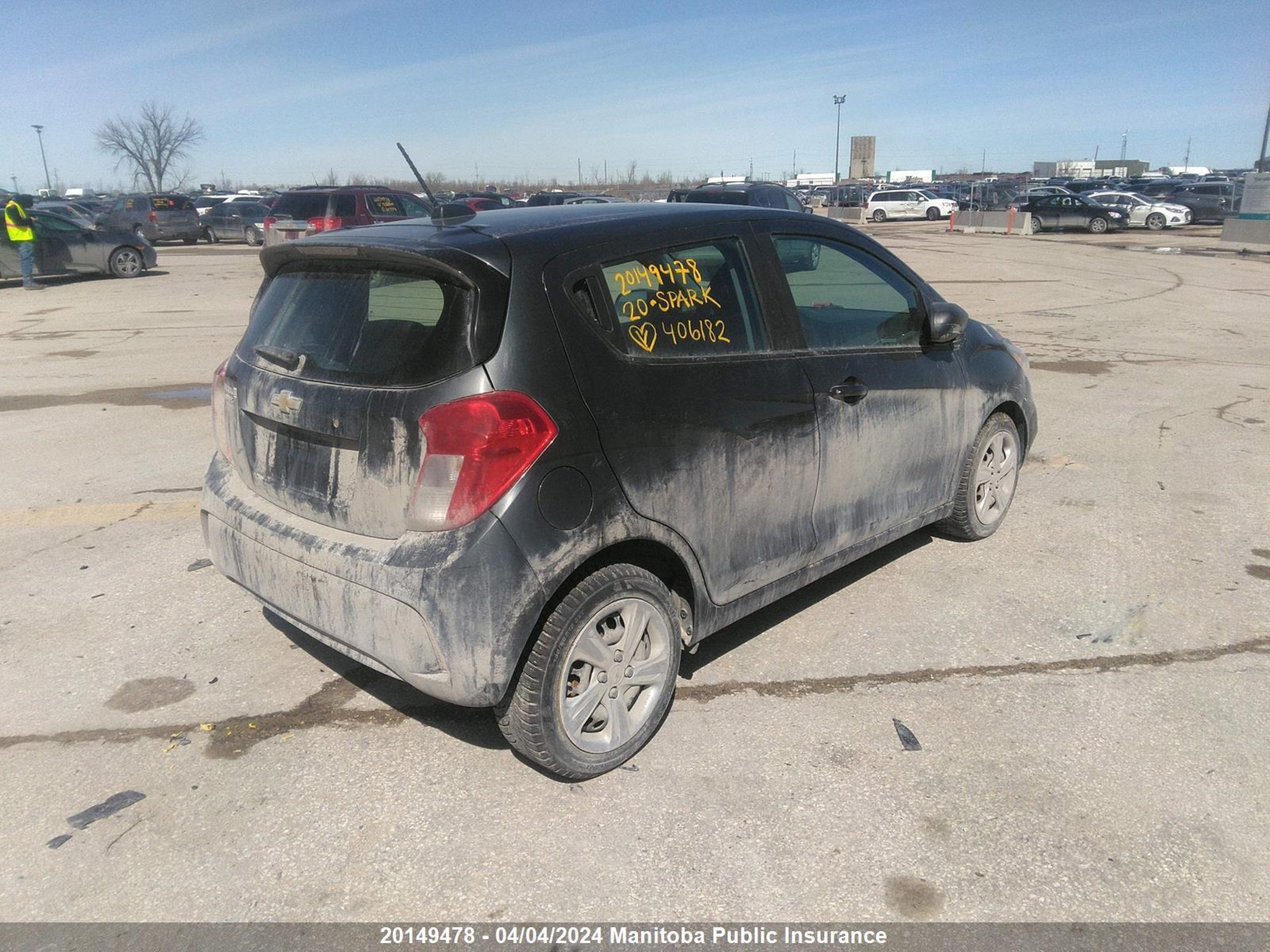 Photo 3 VIN: KL8CA6SA2LC406182 - CHEVROLET SPARK 