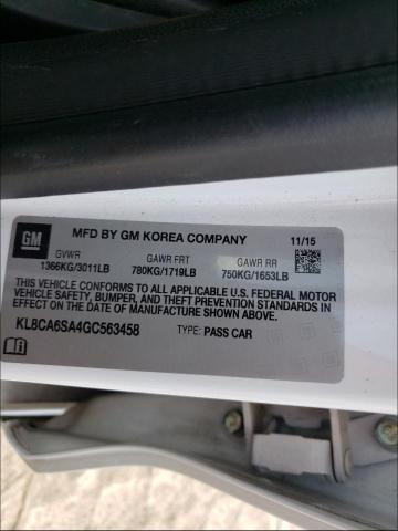 Photo 9 VIN: KL8CA6SA4GC563458 - CHEVROLET SPARK LS 