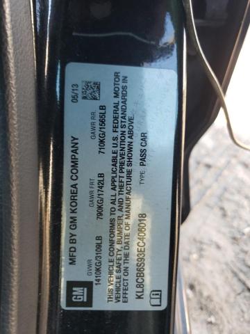 Photo 11 VIN: KL8CB6S93EC406018 - CHEVROLET SPARK LS 