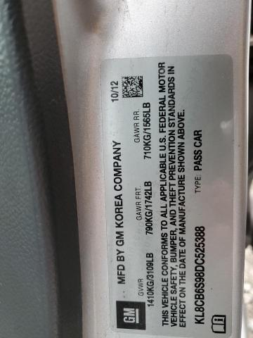 Photo 11 VIN: KL8CB6S98DC525388 - CHEVROLET SPARK 