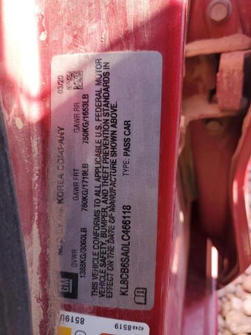 Photo 12 VIN: KL8CB6SA0LC466118 - CHEVROLET SPARK LS 
