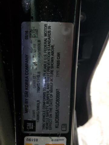 Photo 11 VIN: KL8CB6SA1GC608997 - CHEVROLET SPARK LS 