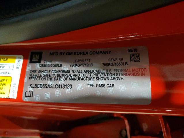 Photo 11 VIN: KL8CB6SA3LC413123 - CHEVROLET SPARK 