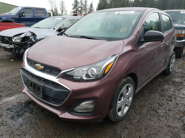 Photo 1 VIN: KL8CB6SAXKC707584 - CHEVROLET SPARK LS 