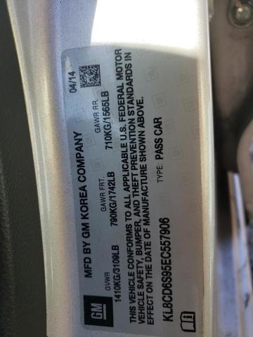 Photo 9 VIN: KL8CD6S95EC557906 - CHEVROLET SPARK 1LT 