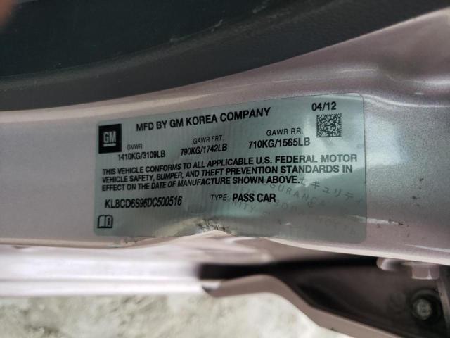 Photo 9 VIN: KL8CD6S96DC500516 - CHEVROLET SPARK 