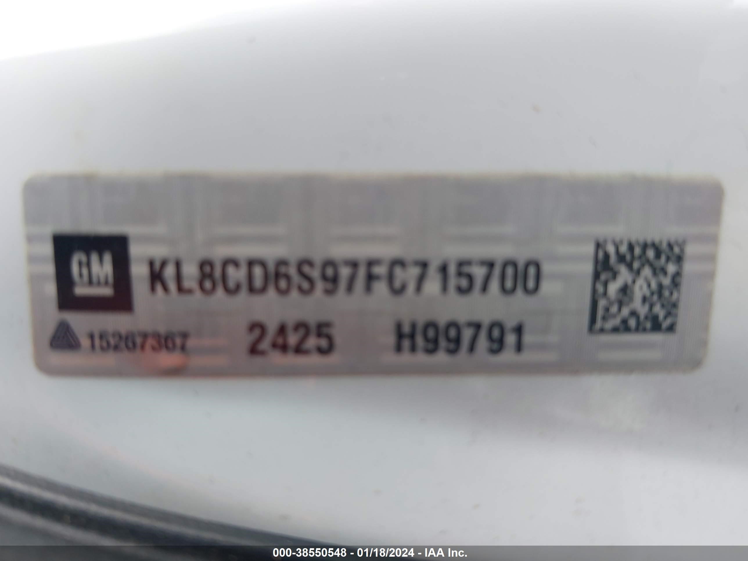 Photo 8 VIN: KL8CD6S97FC715700 - CHEVROLET SPARK 