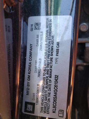 Photo 9 VIN: KL8CD6SA4GC610432 - CHEVROLET SPARK 1LT 