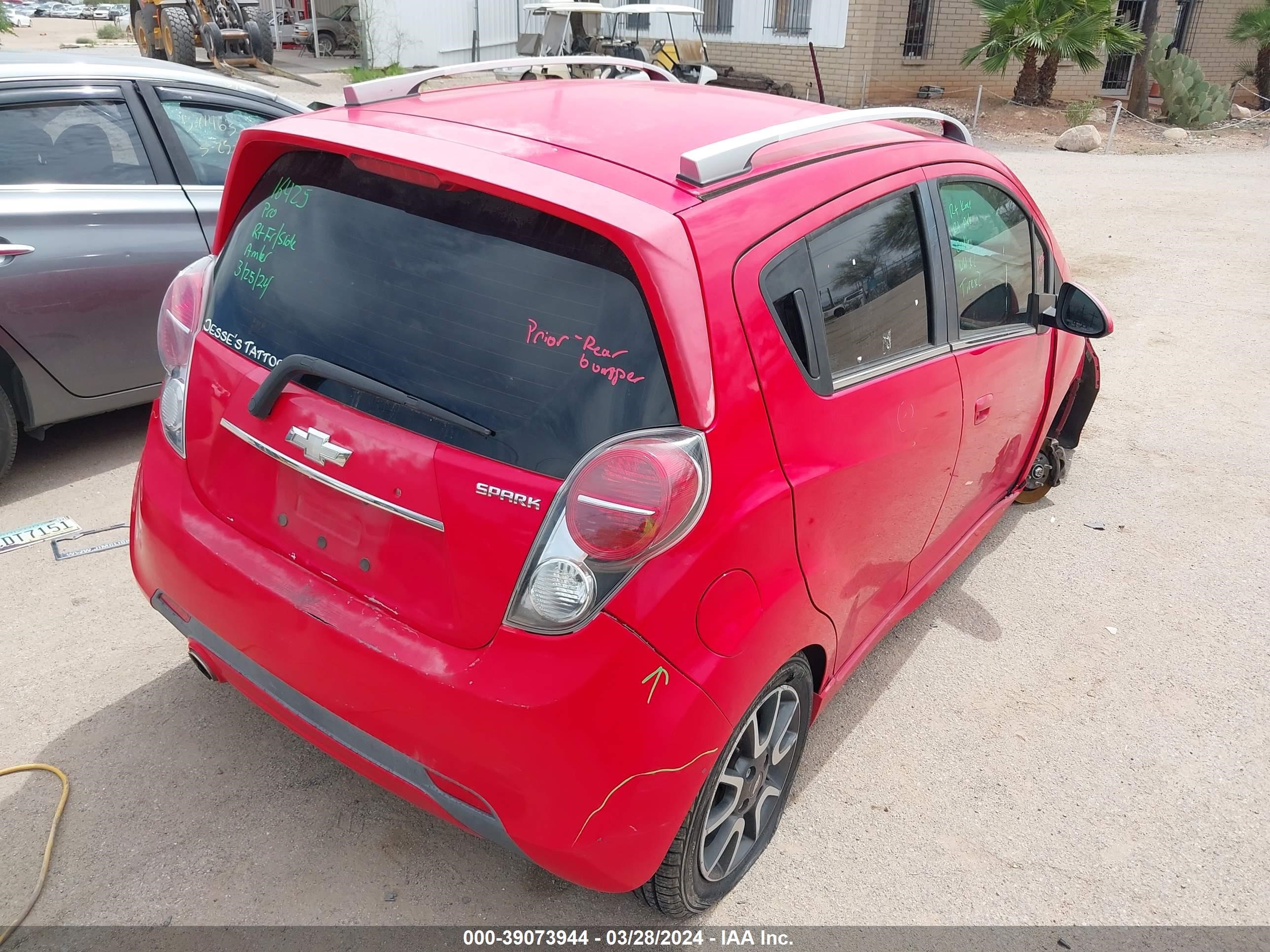 Photo 3 VIN: KL8CE6S97DC537894 - CHEVROLET SPARK 