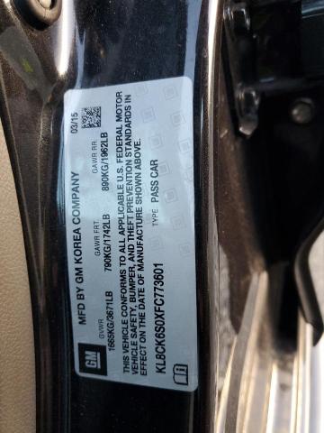 Photo 11 VIN: KL8CK6S0XFC773601 - CHEVROLET SPARK EV 1 