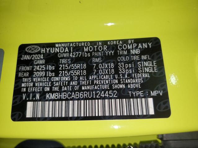 Photo 13 VIN: KM8HBCAB6RU124452 - HYUNDAI KONA 