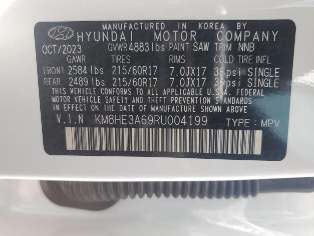 Photo 11 VIN: KM8HE3A69RU004199 - HYUNDAI KONA 